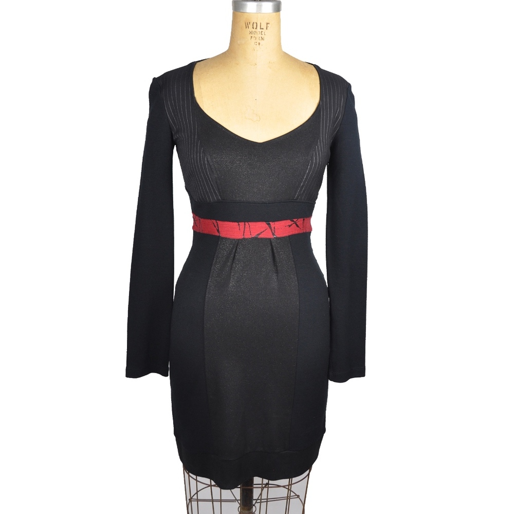 Legatte Dress Made In Italy Art To Wear Size 6 - Gem
